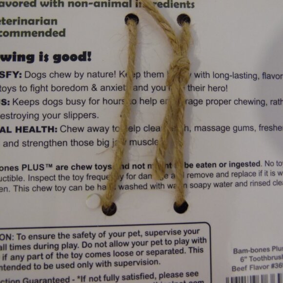 SPOT Bam-Bones Plus brush shape for strong teeth and aggressive chewers All NEW! - Picture 7 of 7